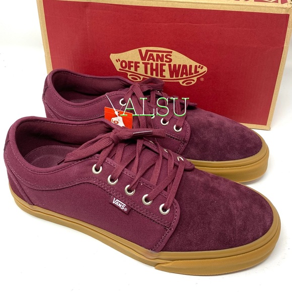 💖MEGA SALE💖VANS Chukka Low Port Royal Women's Purple Suede Canvas VN0A38CGK1F - Picture 2 of 10